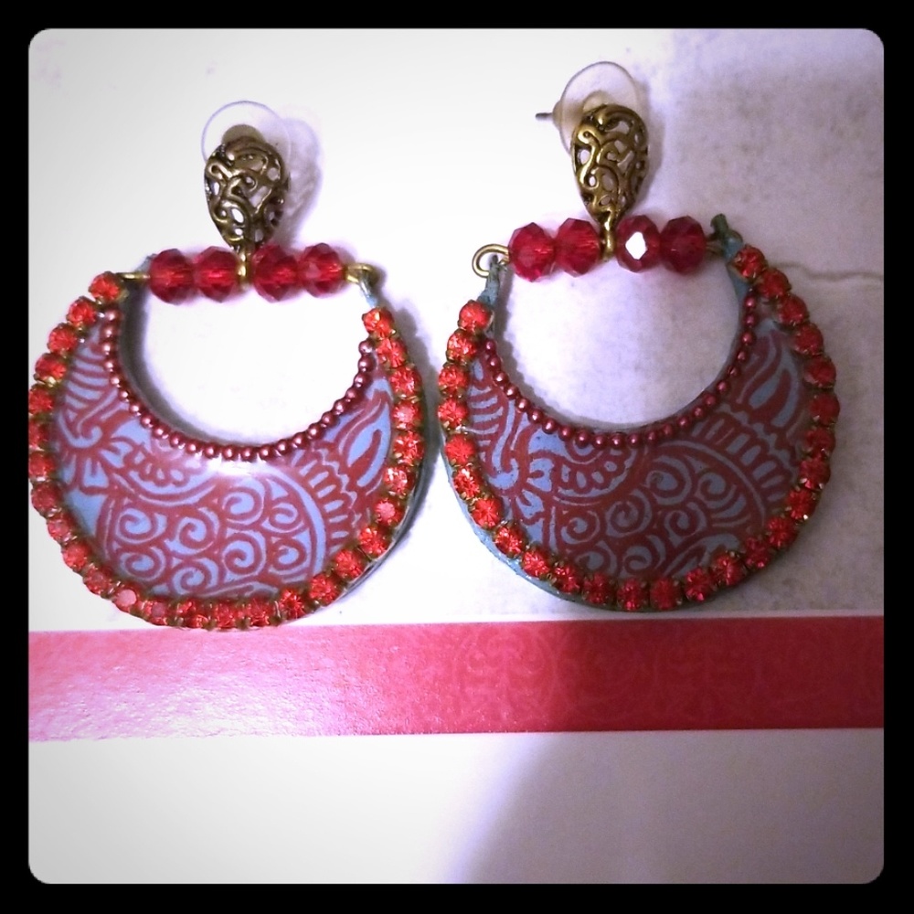 Women hoop costumes earrings jewelry